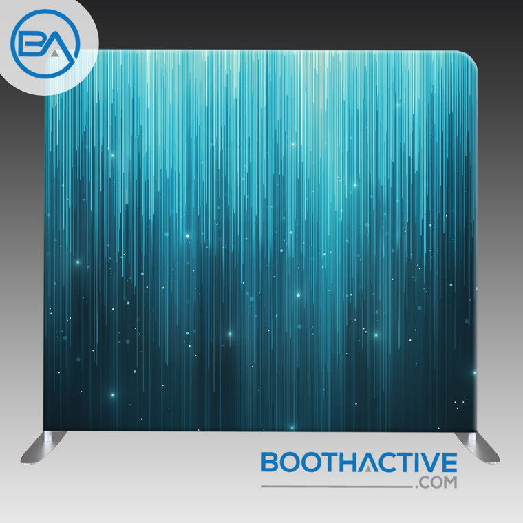 8' x 8' Backdrop - Blue Fringe