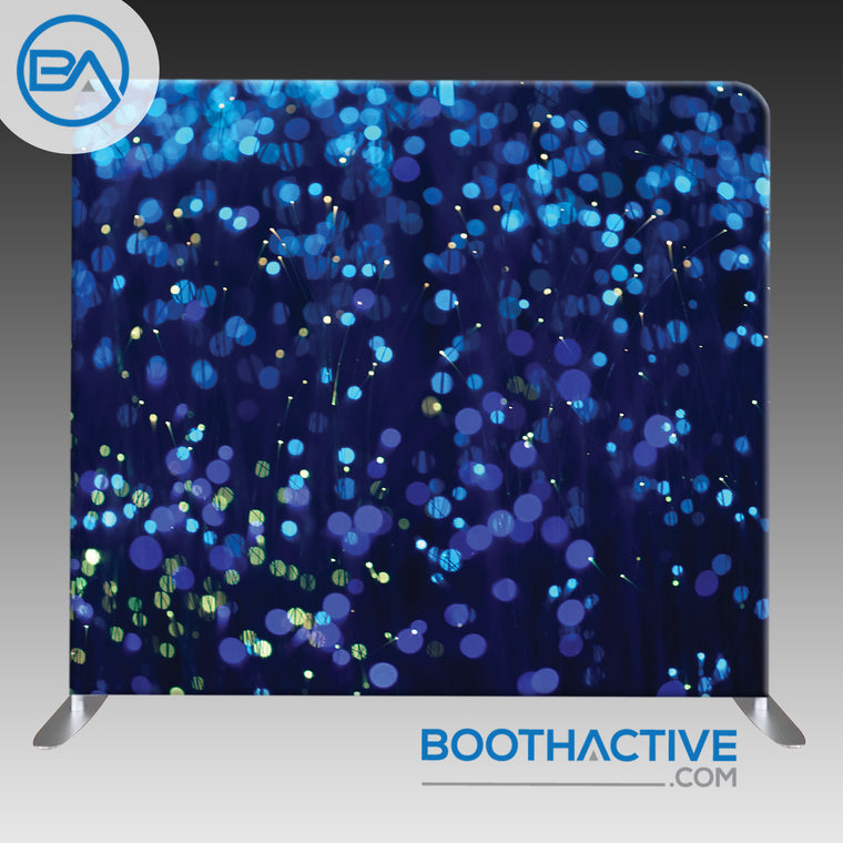 8' x 8' Backdrop - Bokeh - Surreal Blue