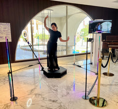 MINLITES - Portable RGB LED light floor stand