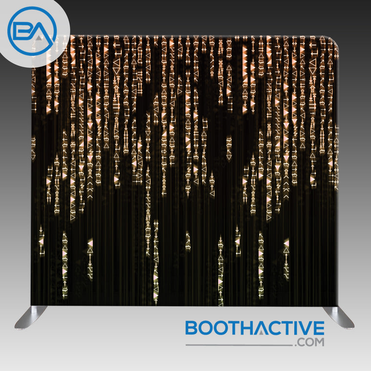 8' x 8' Backdrop - Matrix Code