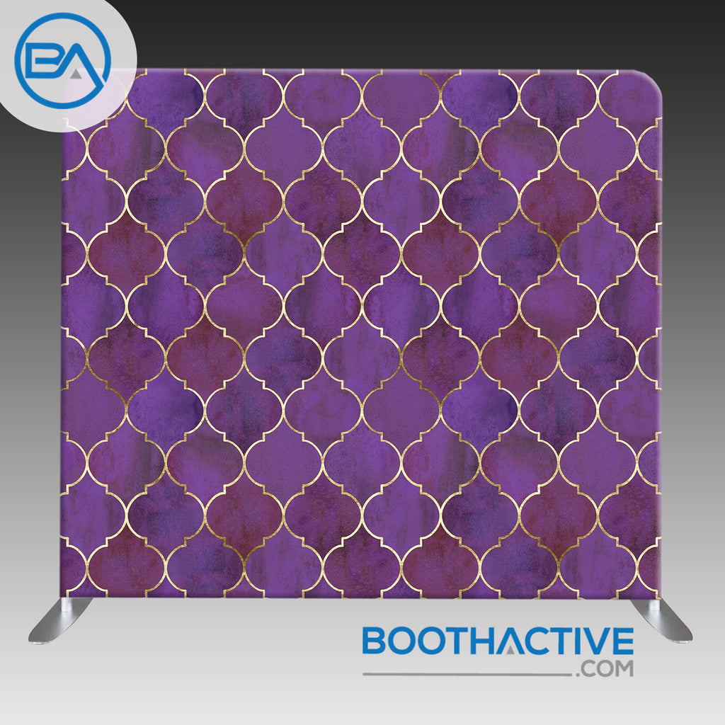 8' x 8' Backdrop - Purple Poise