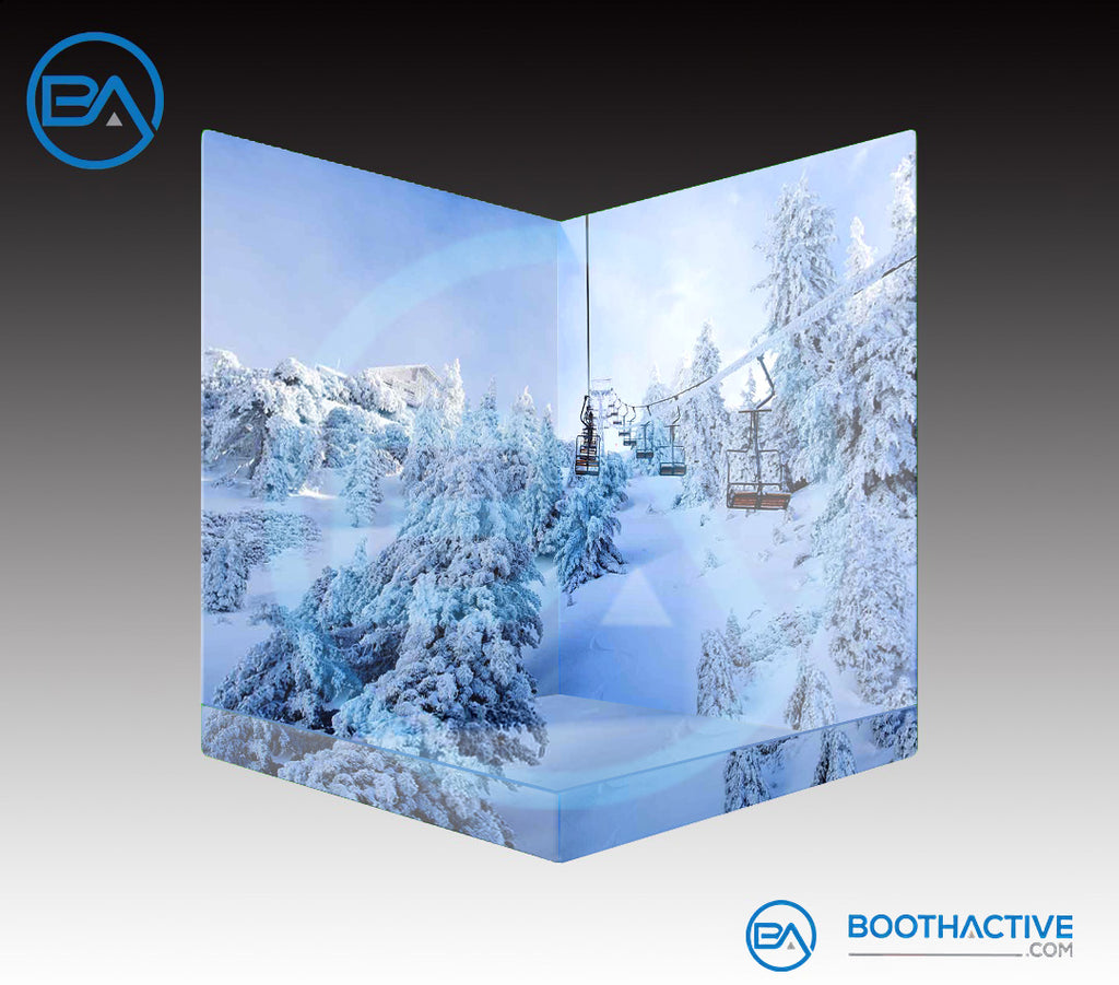 Fabric Booth Enclosure - 3D Scene