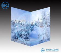 Fabric Booth Enclosure - 3D Scene