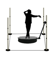 MINLITES - Portable RGB LED light floor stand