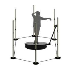 MINLITES - Portable RGB LED light floor stand