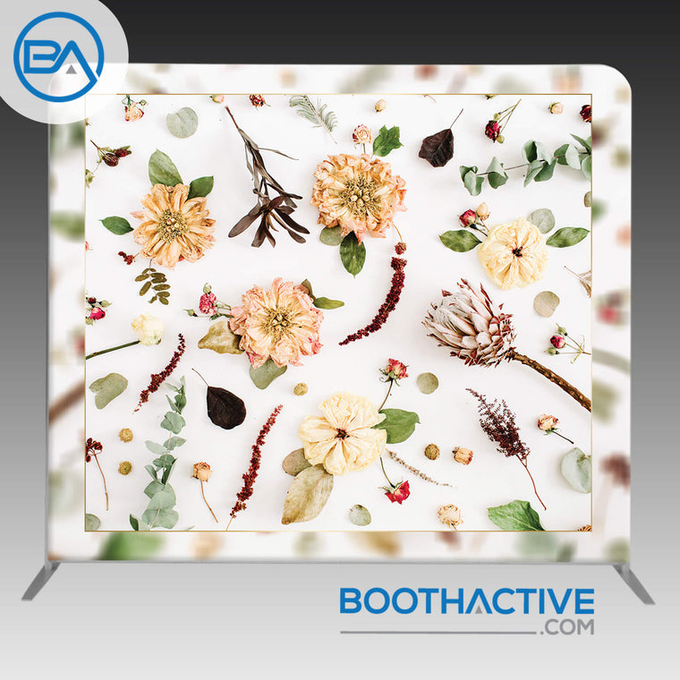 8' x 8' Backdrop - Dried Flowers