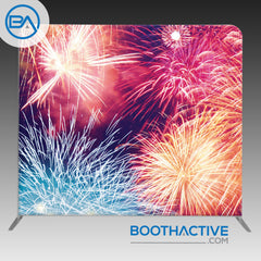 8' x 8' Backdrop - Fireworks 2