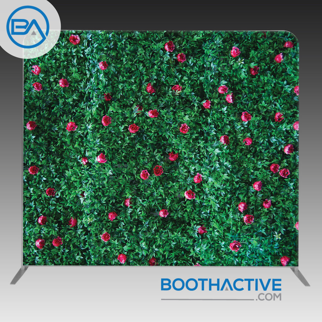 8' x 8' Backdrop - Grass Flower Wall