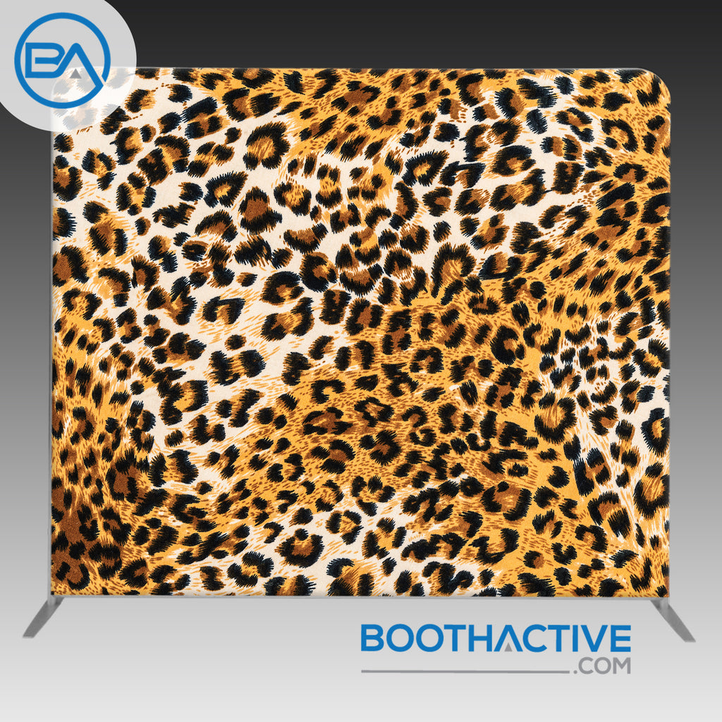 8' x 8' Backdrop - Leopard Print