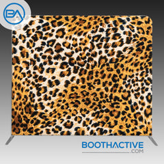 8' x 8' Backdrop - Leopard Print