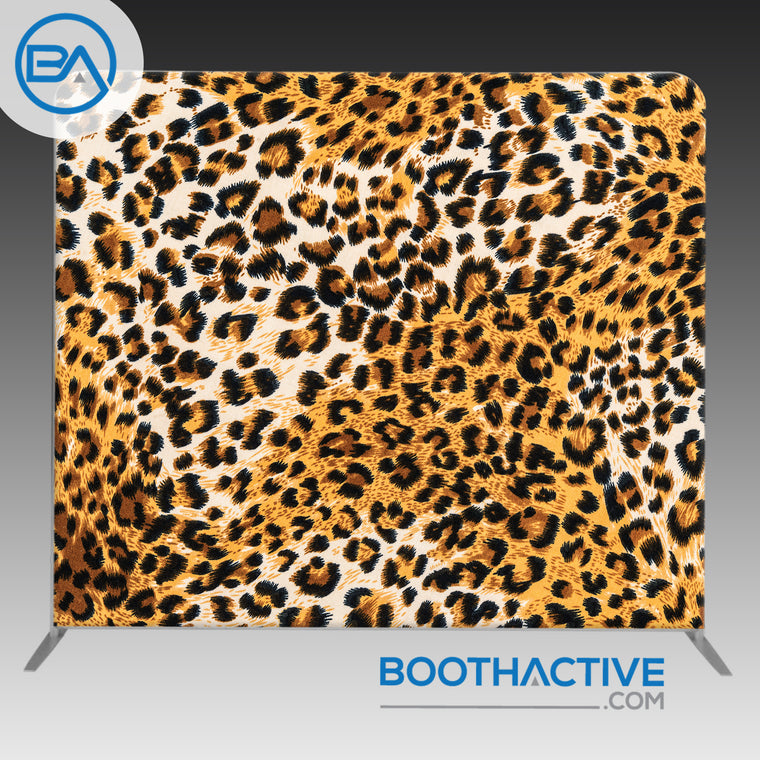 8' x 8' Backdrop - Leopard Print