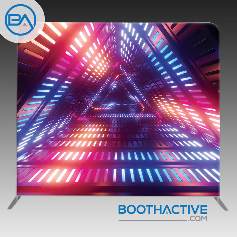8' x 8' Backdrop - Light Tunnel