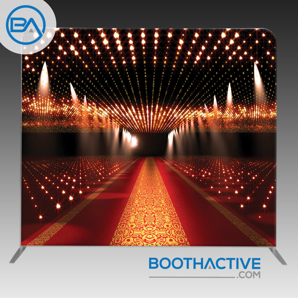 8' x 8' Backdrop - Red Carpet Glam