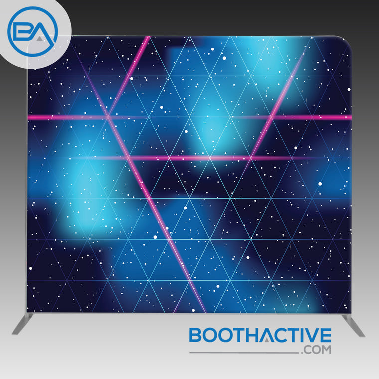 8' x 8' Backdrop - Retro Futuristic