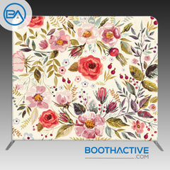 8' x 8' Backdrop - Romantic Floral