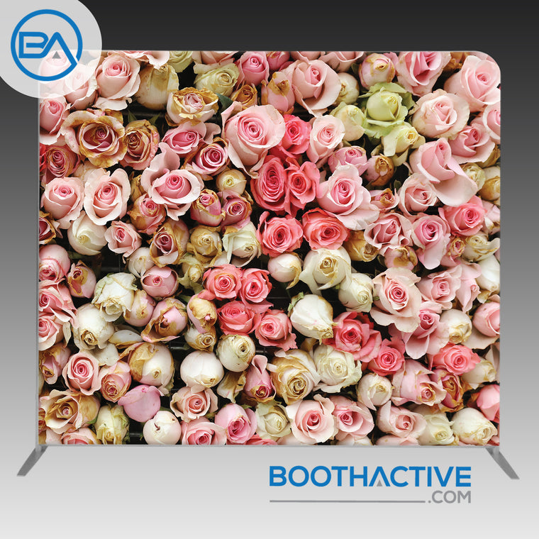 8' x 8' Backdrop - Rose Wall