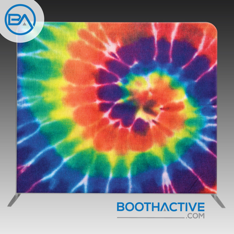 8' x 8' Backdrop - Tie Dye - Rainbow