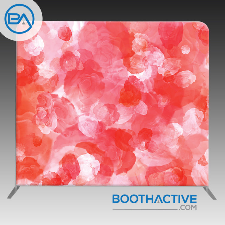 8' x 8' Backdrop - Watercolor Roses