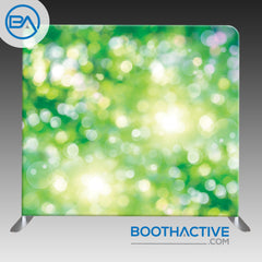 8' x 8' Backdrop - Bokeh - Green