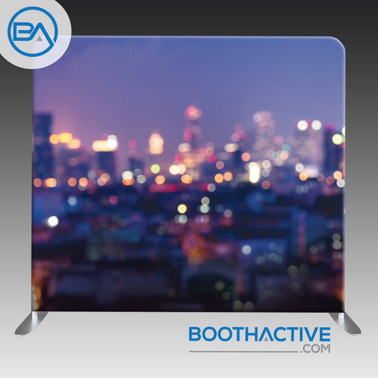 8' x 8' Backdrop - Bokeh - City Lights