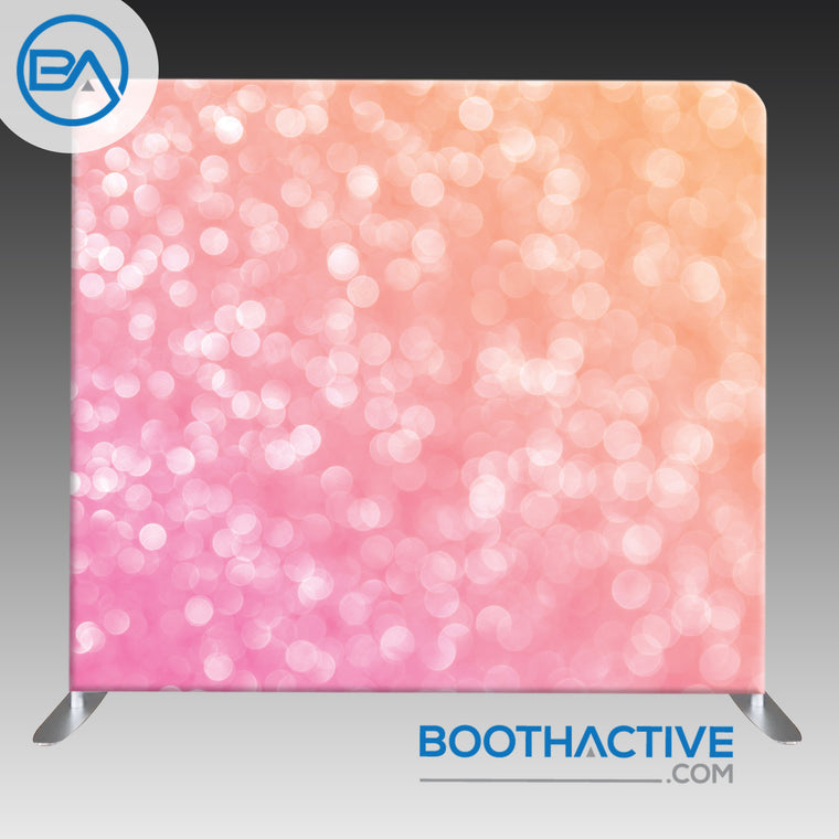 8' x 8' Backdrop - Bokeh - Pink