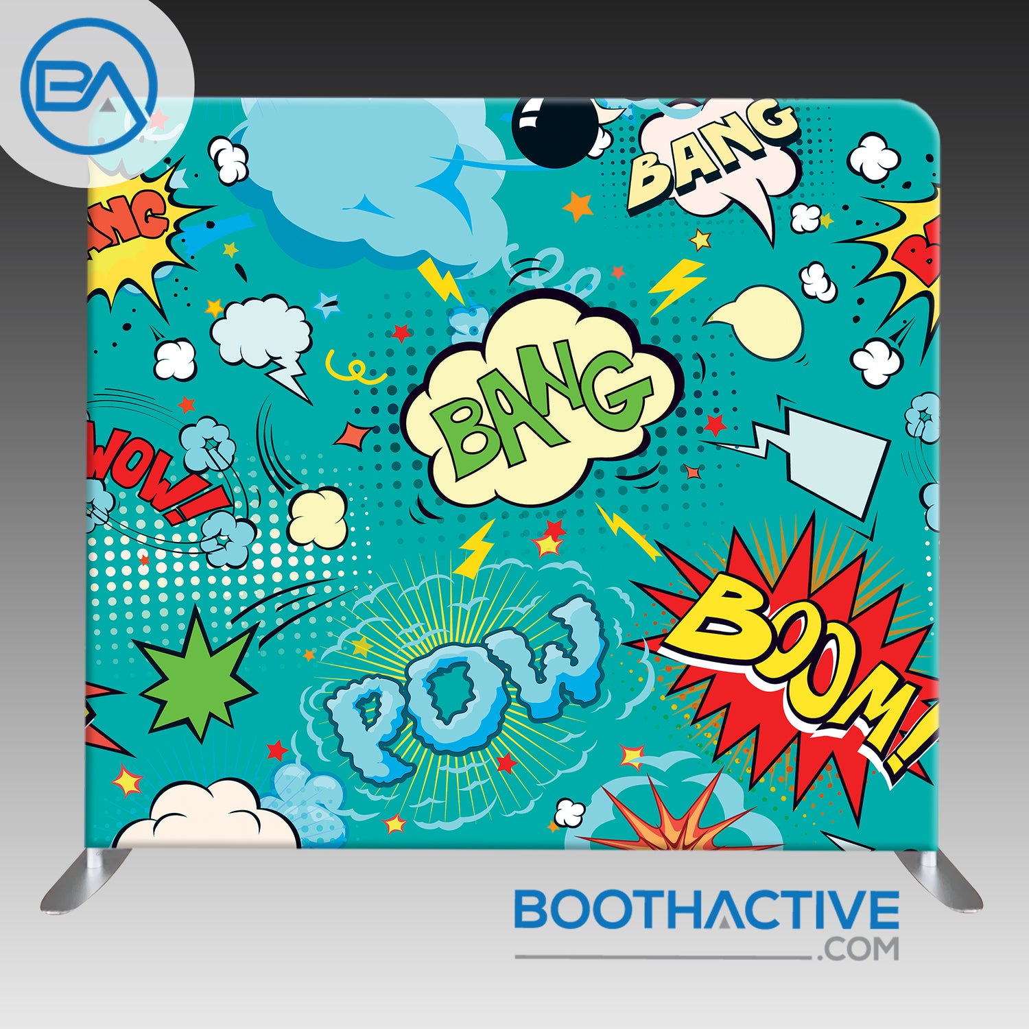 8' x 8' Backdrop - Comics