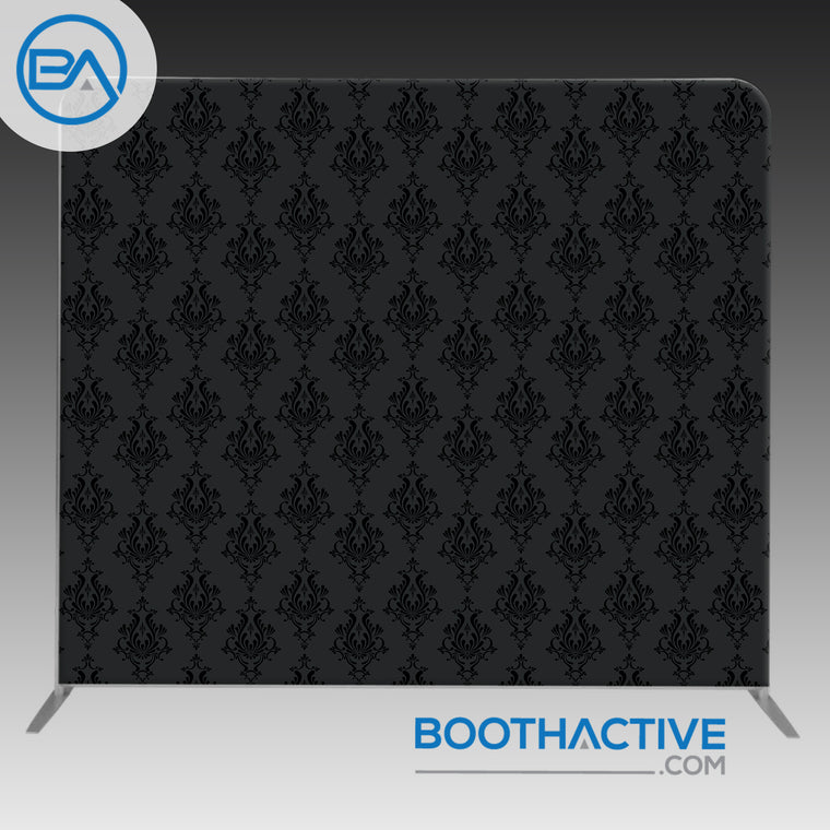 8' x 8' Backdrop - Damask - Dark