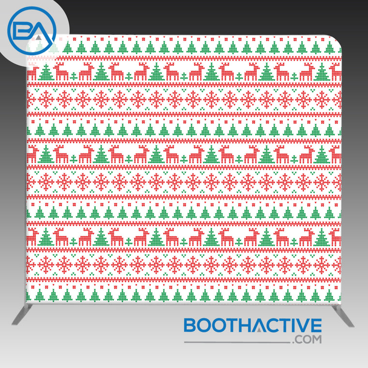8' x 8' Backdrop - Holiday - Christmas Sweater