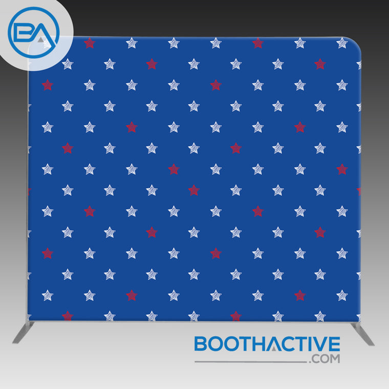 8' x 8' Backdrop - Patriotic