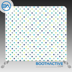 8' x 8' Backdrop - Polka Dots - BoothActive