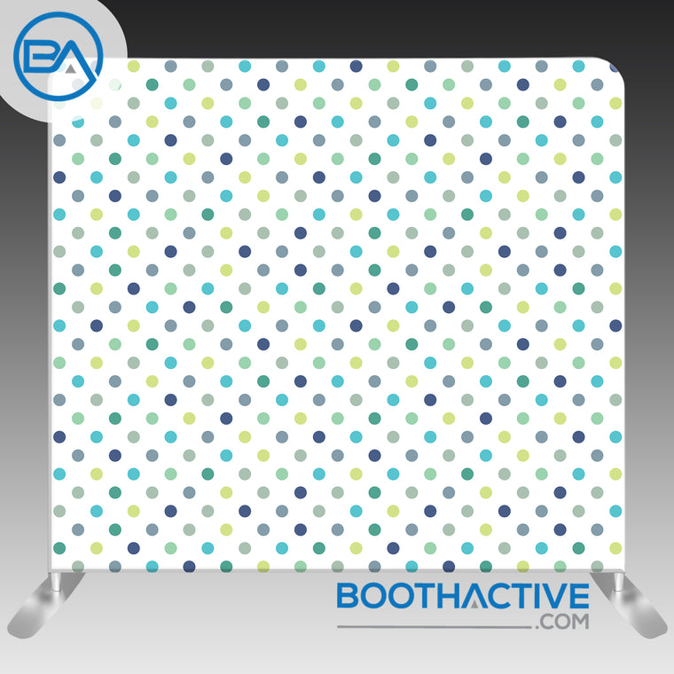8' x 8' Backdrop - Polka Dots - BoothActive