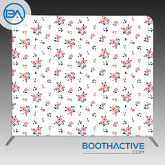 8' x 8' Backdrop - Flowers - Small Flowers - BoothActive