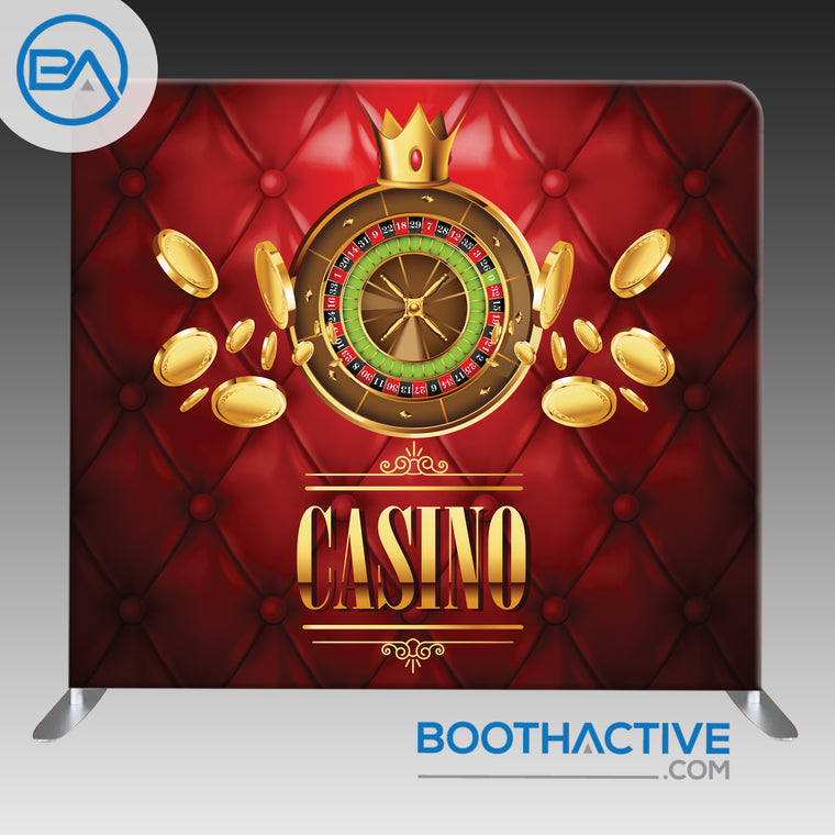 8' x 8' Backdrop - Casino Night