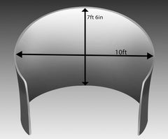 Fabric Booth Enclosure - The Concave