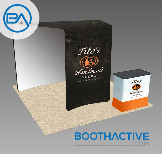 Fabric Booth Enclosure - The Stadium