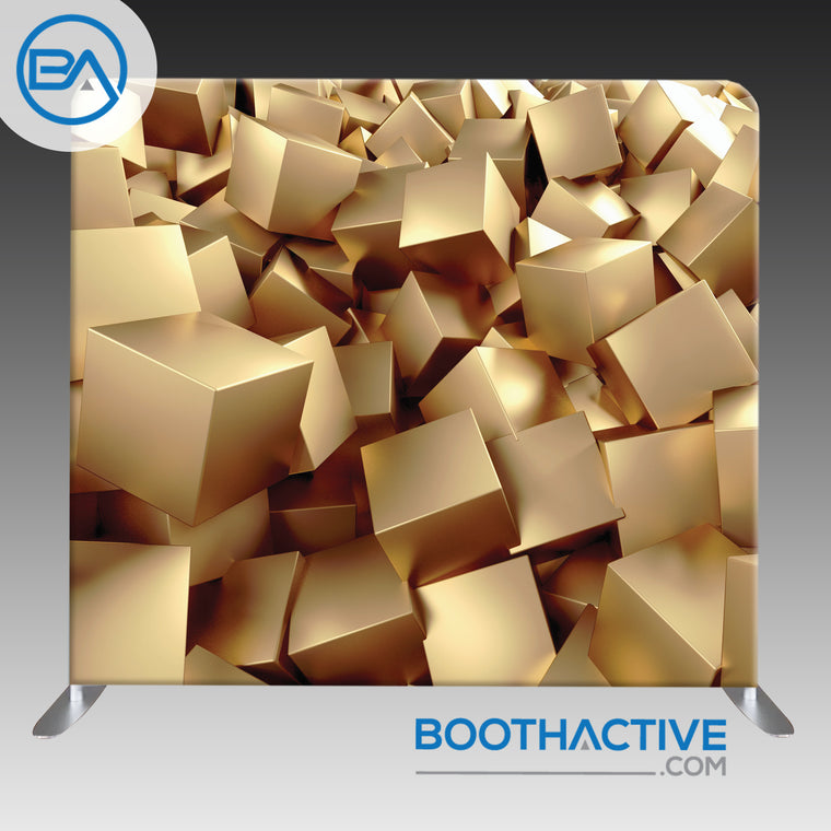 8' x 8' Backdrop - Gold Bloxx