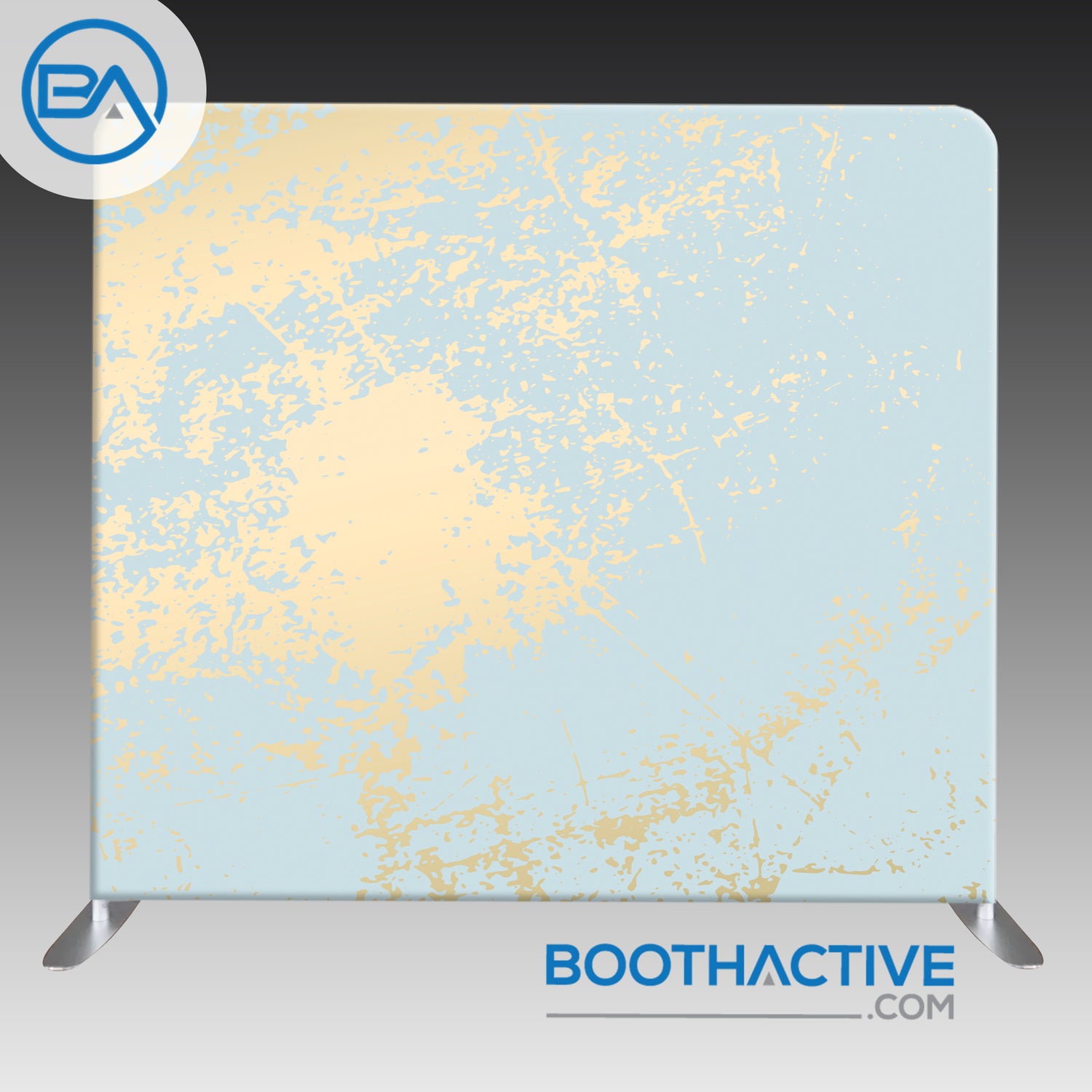 8' x 8' Backdrop - Gold Foil Sky