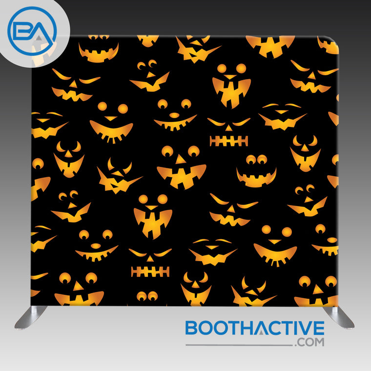 8' x 8' Backdrop - Halloween Pumpkins