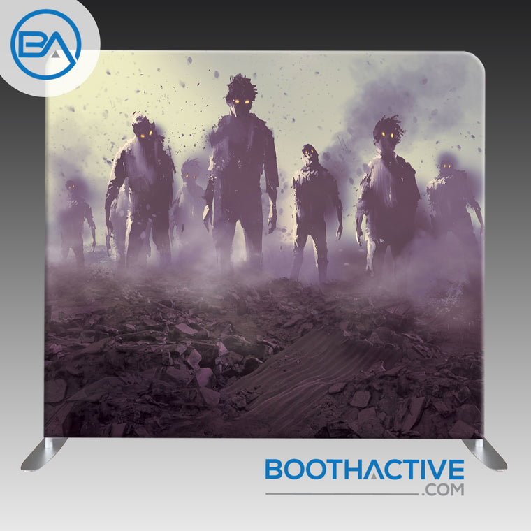 8' x 8' Backdrop - Halloween - Zombies