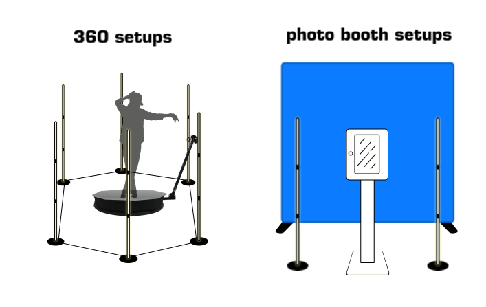 MINLITES - Portable RGB LED light floor stand