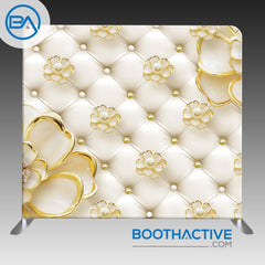 8' x 8' Backdrop - Pearl Flowers