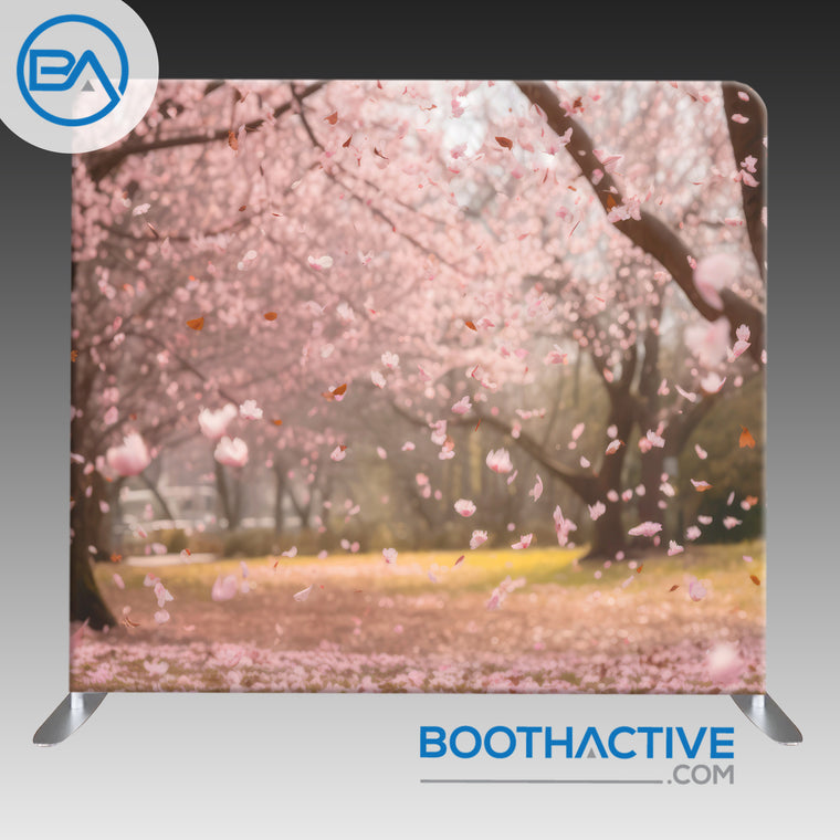 8' x 8' Backdrop - Cherry Blossom Meadow