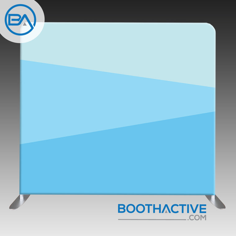 8' x 8' Backdrop - Tricolor - Blues