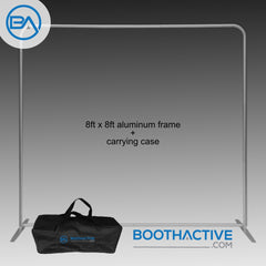 8' x 8' Backdrop Frame - BoothActive
