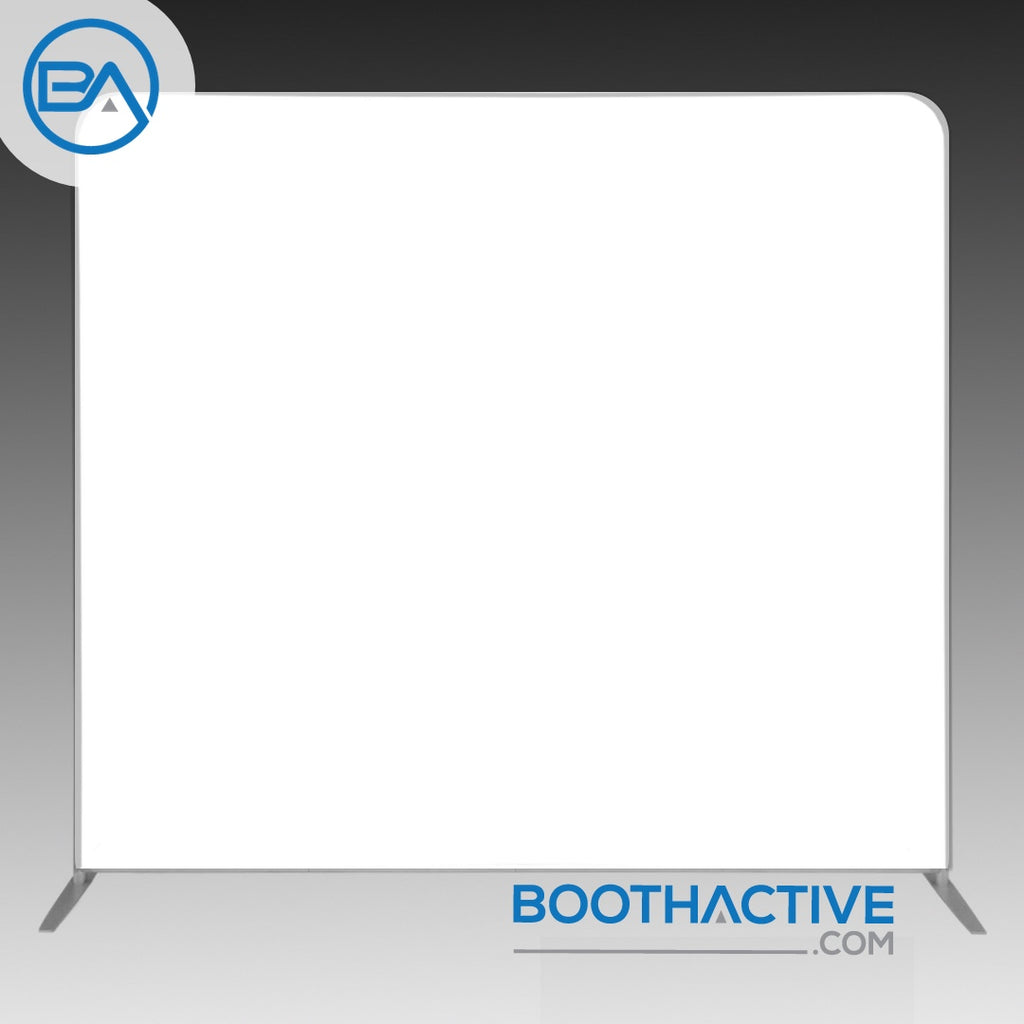 8' x 8' Backdrop - Solid - White - BoothActive