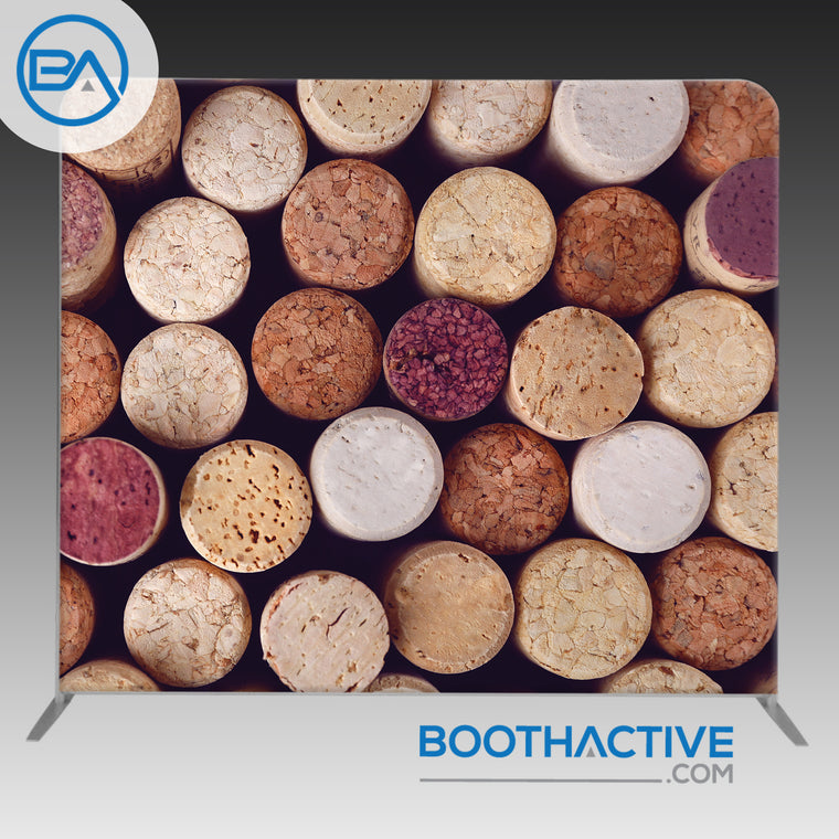 8' x 8' Backdrop - Wine Corks