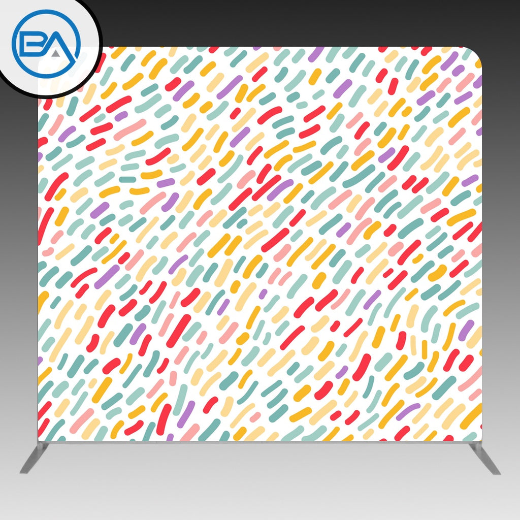 8' x 8' Backdrop - Sprinkles - BoothActive