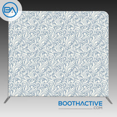 8' x 8' Backdrop - Elegant Swirls - BoothActive