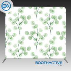 8' x 8' Backdrop - Eucalyptus - BoothActive