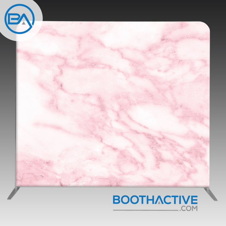 8' x 8' Backdrop - Marble - Pink